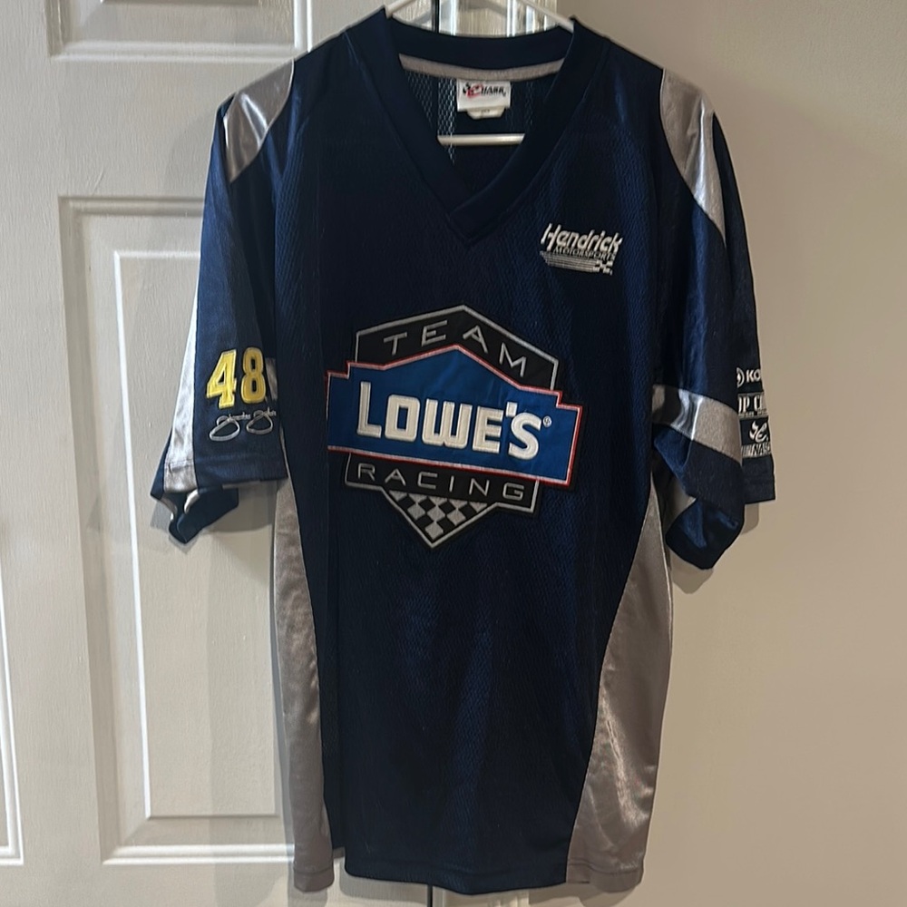 Chase Authentics Navy and Silver Racing Jersey